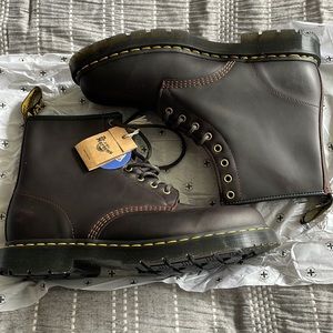 New Dr. Martens Cocoa Snowplow Boots Brown Men’s Size 13 Wintergrip